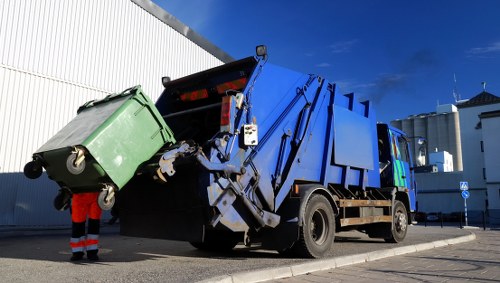 Business waste removal services in Euston office