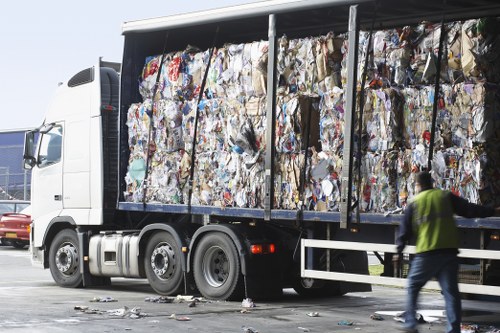 Professional furniture clearance team at work in Euston